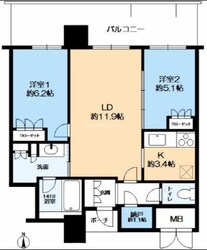 MJR堺筋本町タワーの物件間取画像